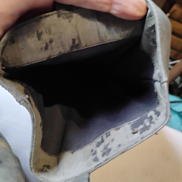 Colin Stuart Womens Boho Riding Knee High Gray Leather Boots Womens Sz 8.5 - Picture 8 of 8